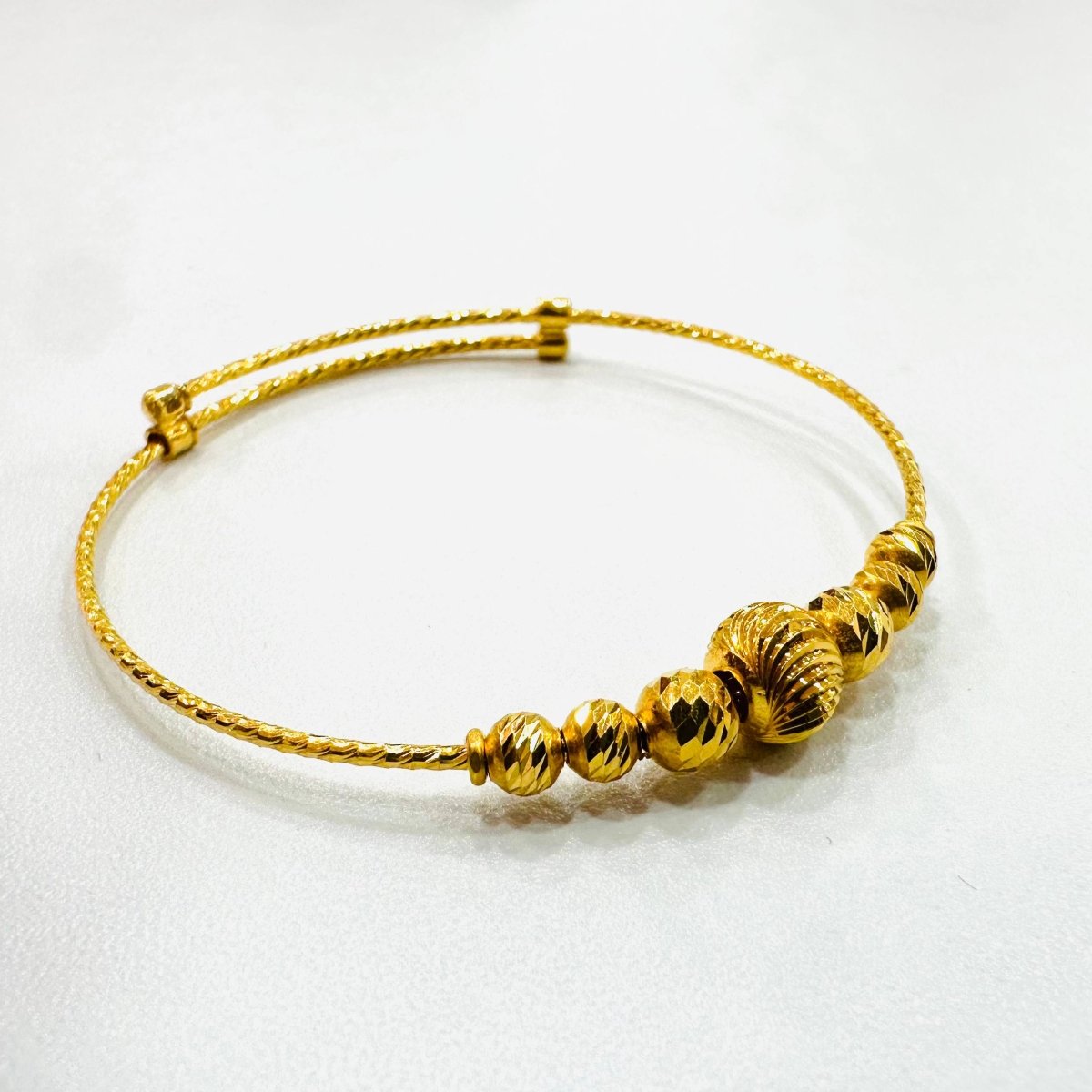 22 / 916 Gold Baby Bangle Slim design V1BraceletsBest Gold Shop
