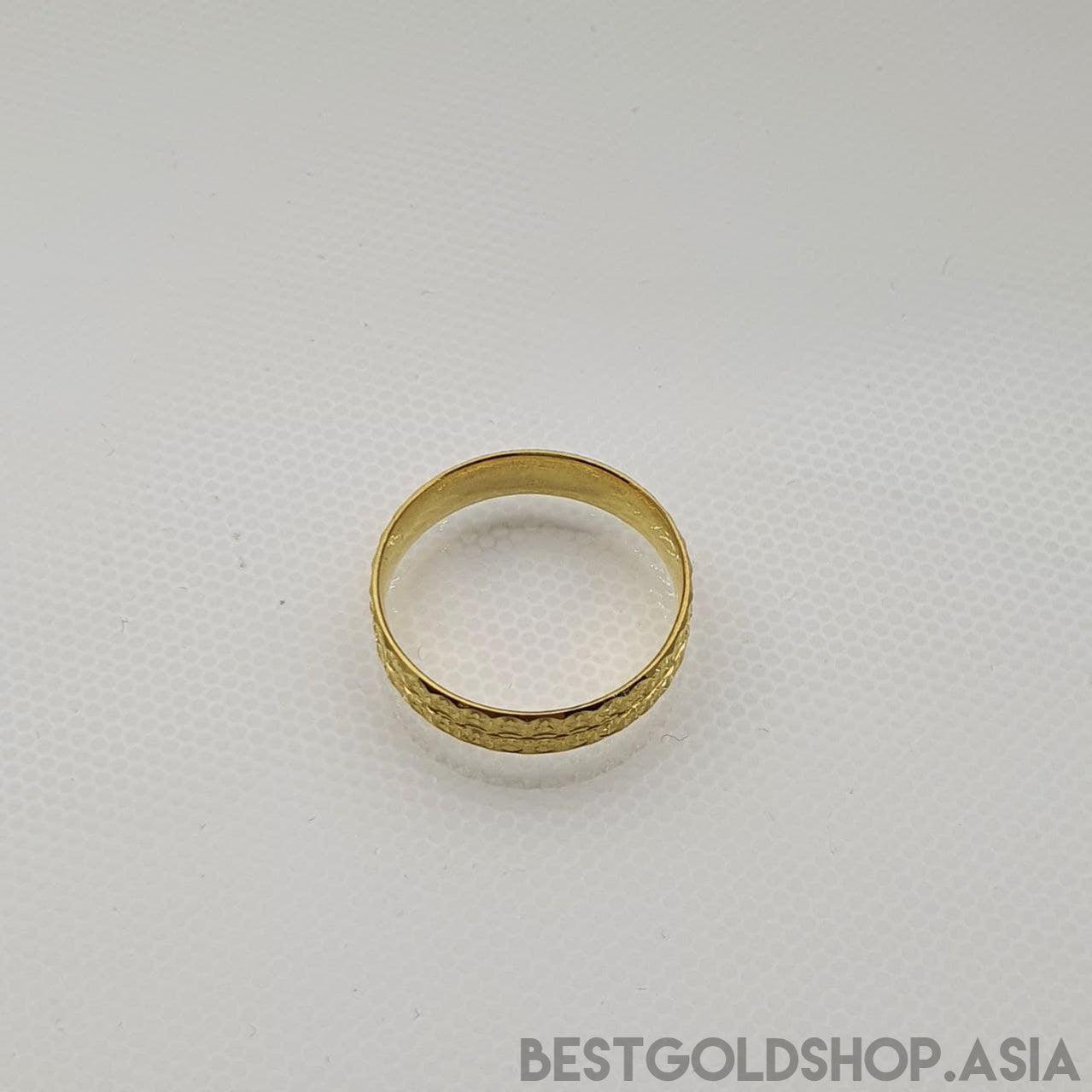22K / 916 Gold High Polish Cutting Ring by Best Gold ShopRingsBest Gold Shop