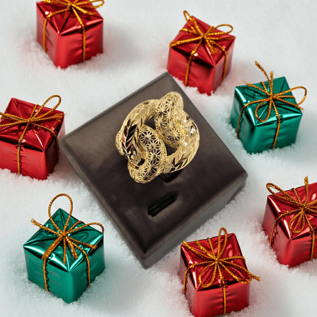 22k / 916 Celestial Bloom Gold Ring by Best Gold Shop - Best Gold Shop 22k gold 22k gold ring 916 gold Rings