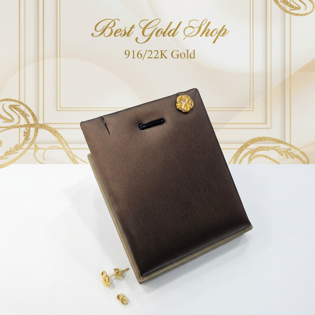 22k / 916 Gold 5 Petals Earring by Best Gold ShopEarringsBest Gold Shop