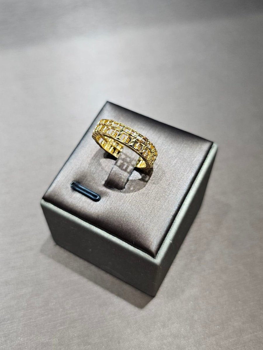 22k / 916 Gold Abacus Ring light Design by Best Gold Shop - 22k gold 22k gold ring 916 gold Rings