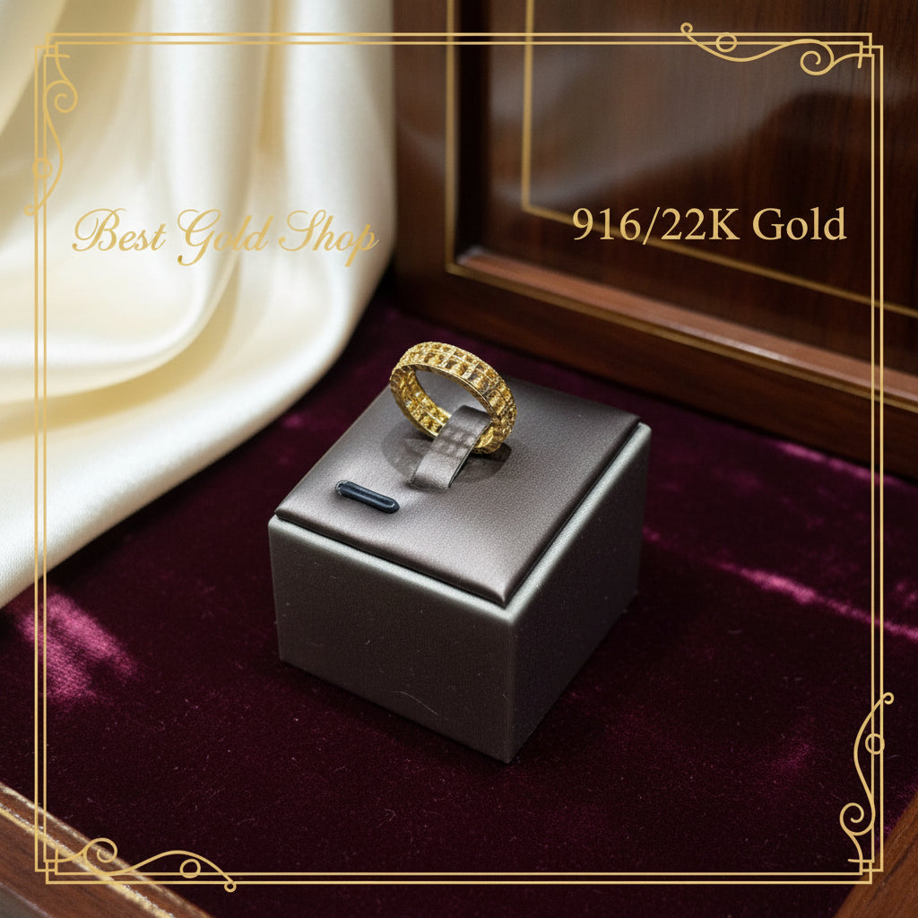 22k / 916 Gold Abacus Ring light Design by Best Gold ShopRingsBest Gold Shop