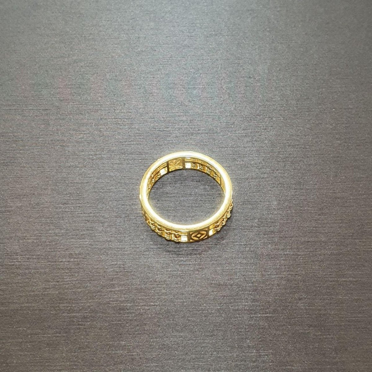 22K / 916 Gold Abacus with coin design ring by Best Gold Shop - 22k gold 22k gold ring 916 gold Rings