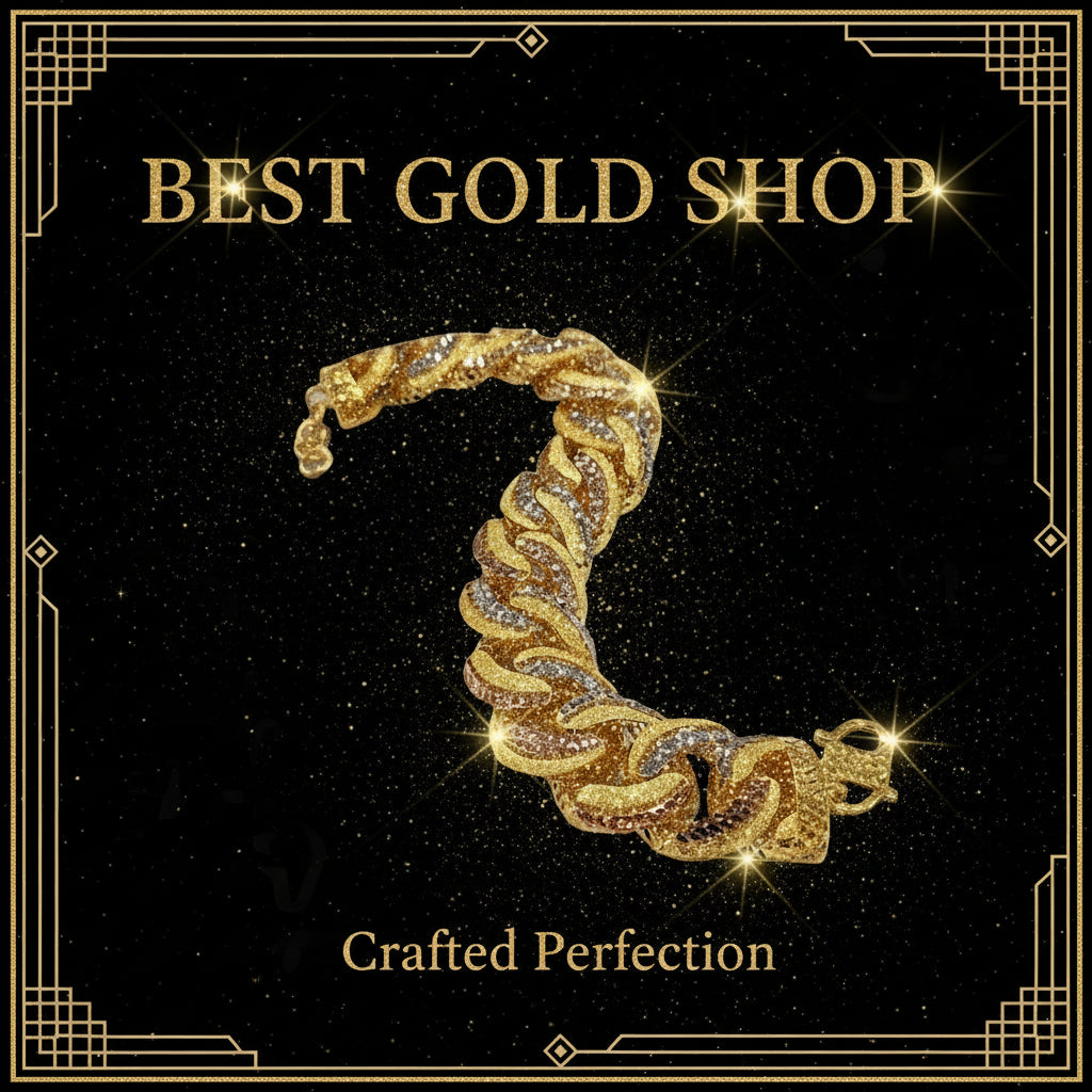 22k / 916 Gold Adira 3 Tone Bracelet by Best Gold ShopBraceletsBest Gold Shop