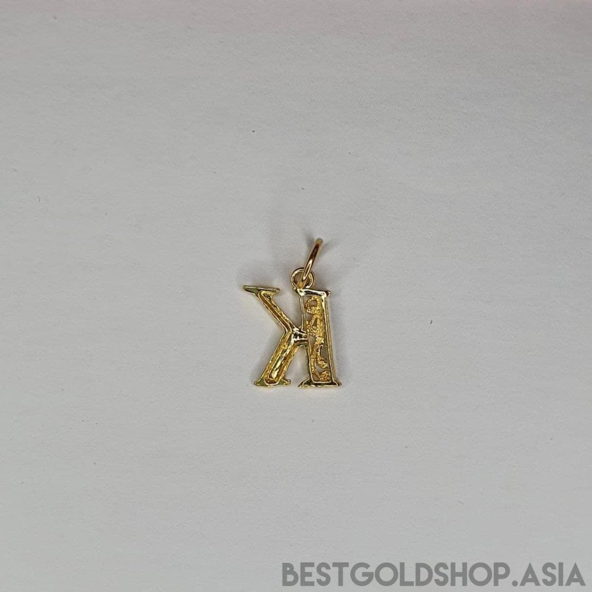 22k / 916 Gold Alphabet smooth polish pendant by Best Gold Shop - 22k gold 22k gold pendant 916 gold Charms & Pendants