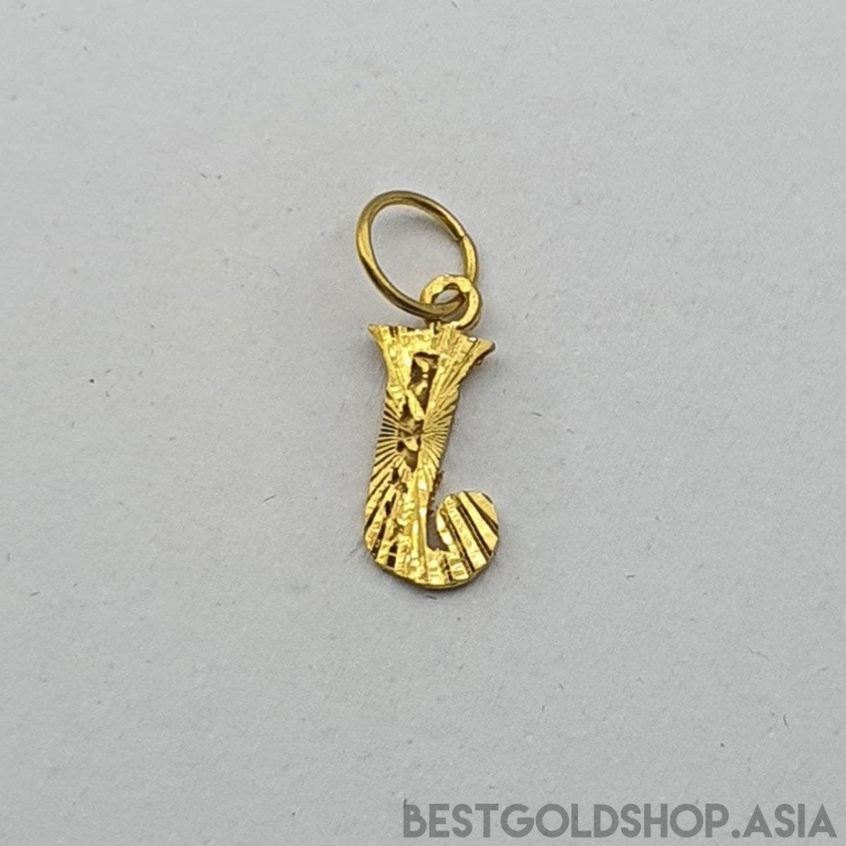 916 gold alphabet cutting design pendant by Best Gold ShopCharms & PendantsBest Gold Shop