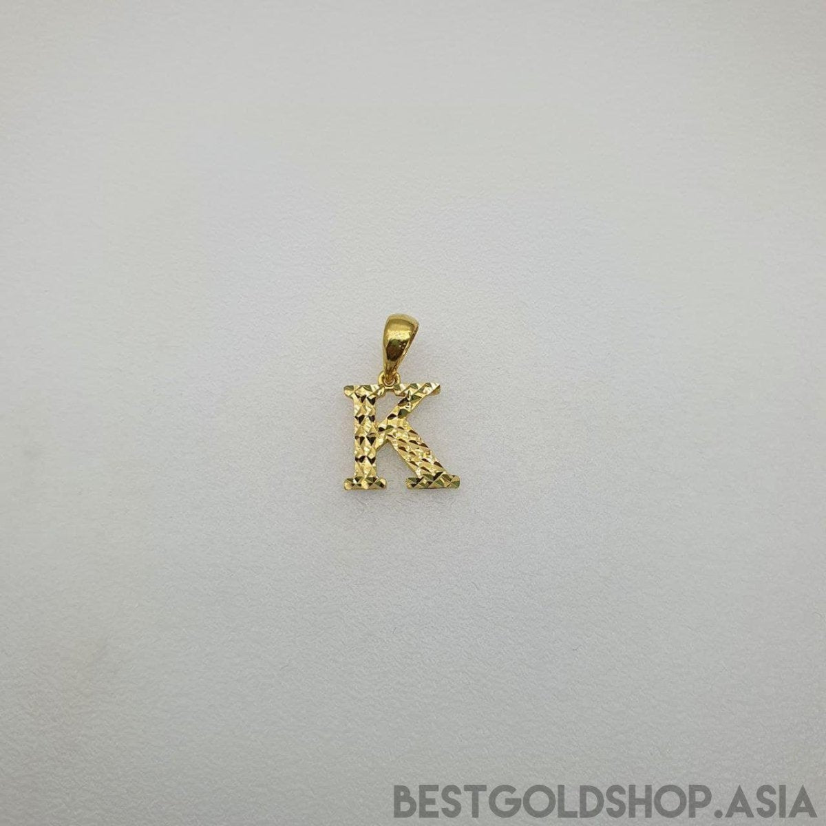 22k / 916 Gold Alphabet Pendant V4 - Best Gold Shop 22k gold 22k gold pendant 916 gold 916 gold