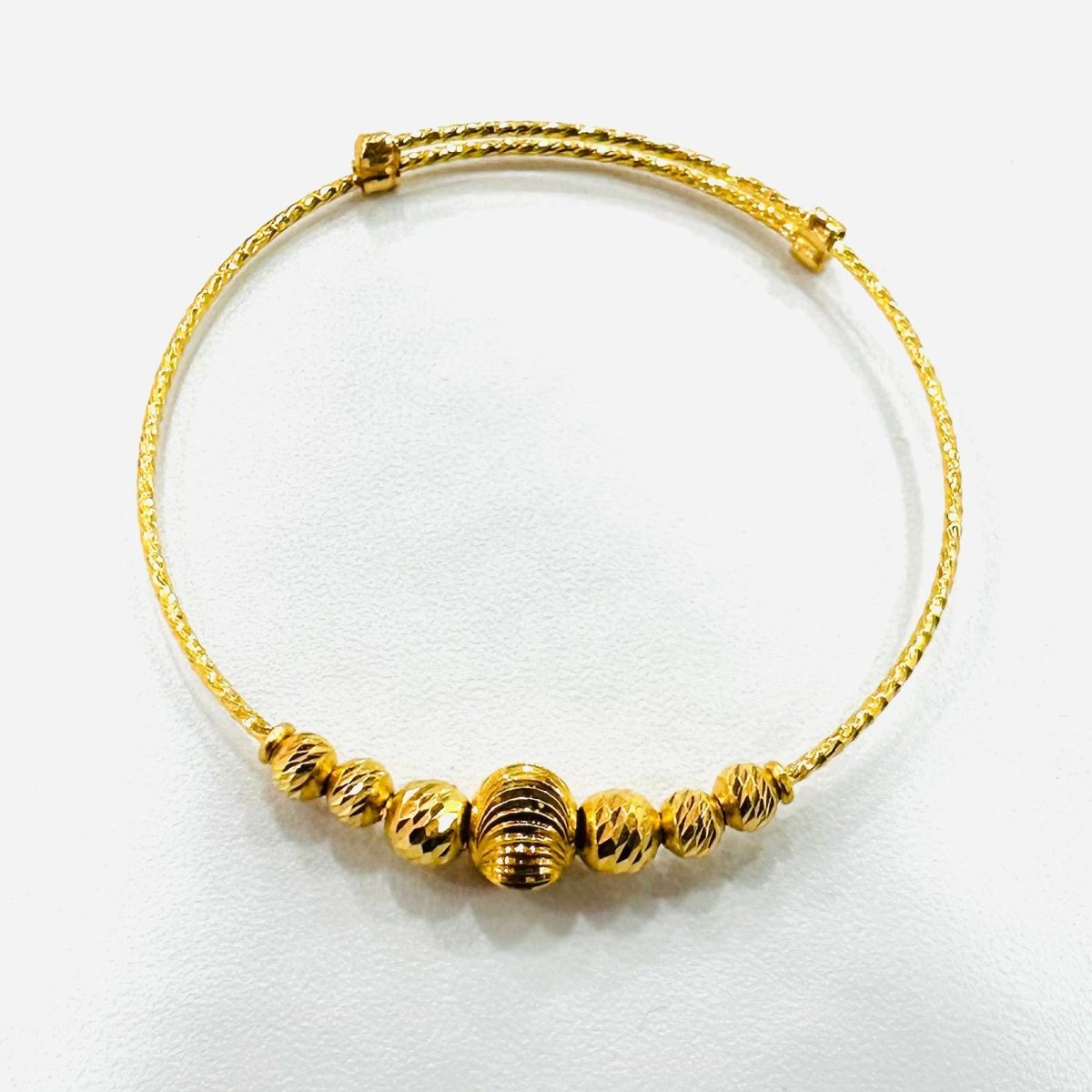 22K / 916 Gold Baby Bangle Slim Design 3 - 22k gold 22k gold baby bangle 916 baby bangle Bracelets