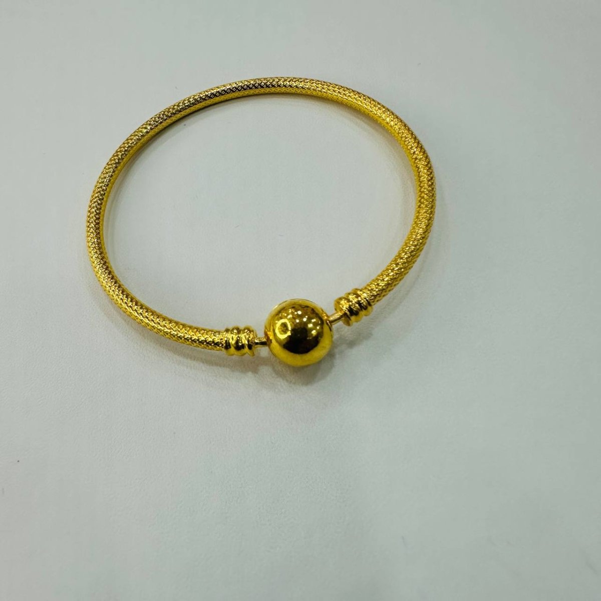 22k / 916 Gold Ball Cutting Bangle by Best Gold Shop - Best Gold Shop 22k gold 22k gold bangle 916 gold Bracelets