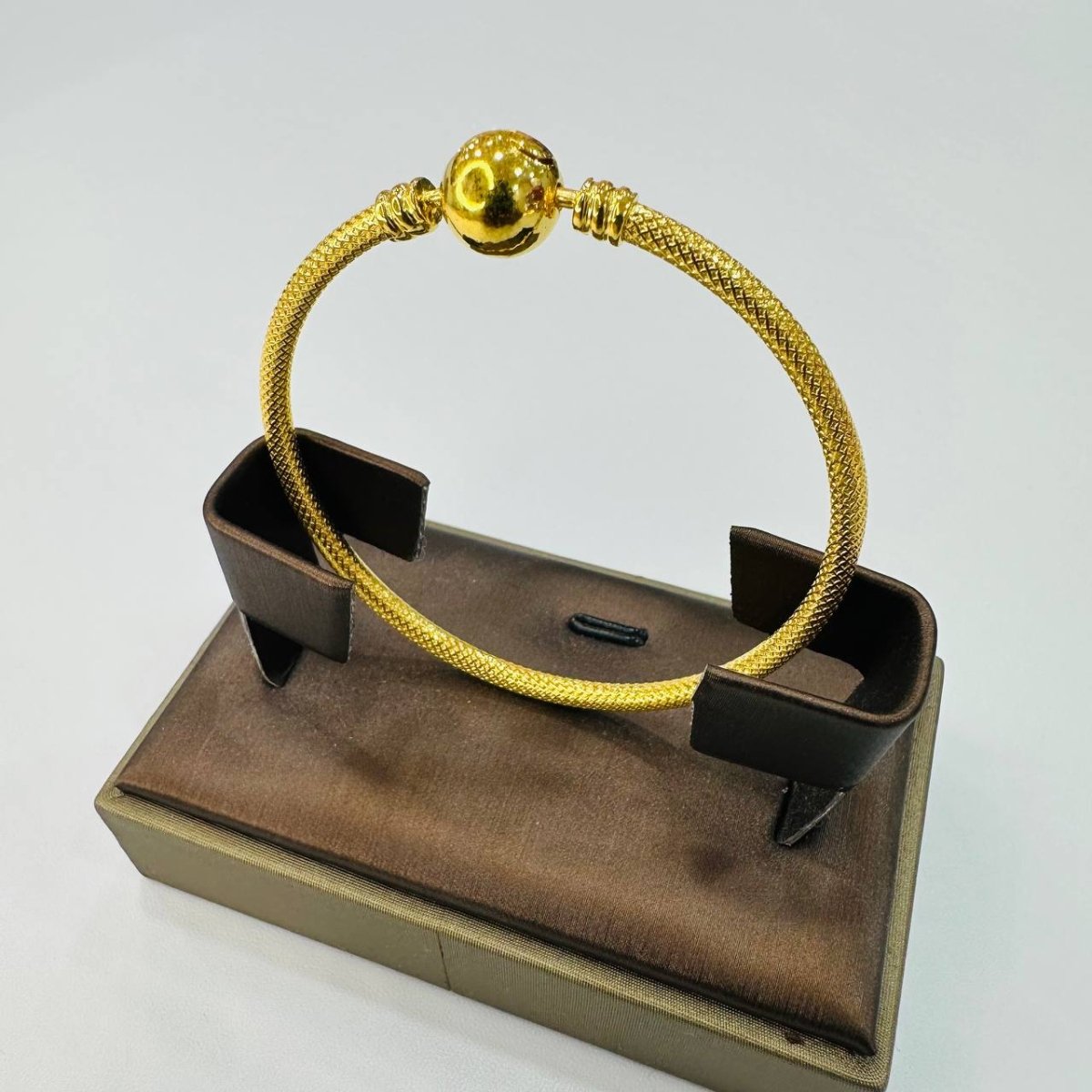 22k / 916 Gold Ball Cutting Bangle by Best Gold Shop - Best Gold Shop 22k gold 22k gold bangle 916 gold Bracelets