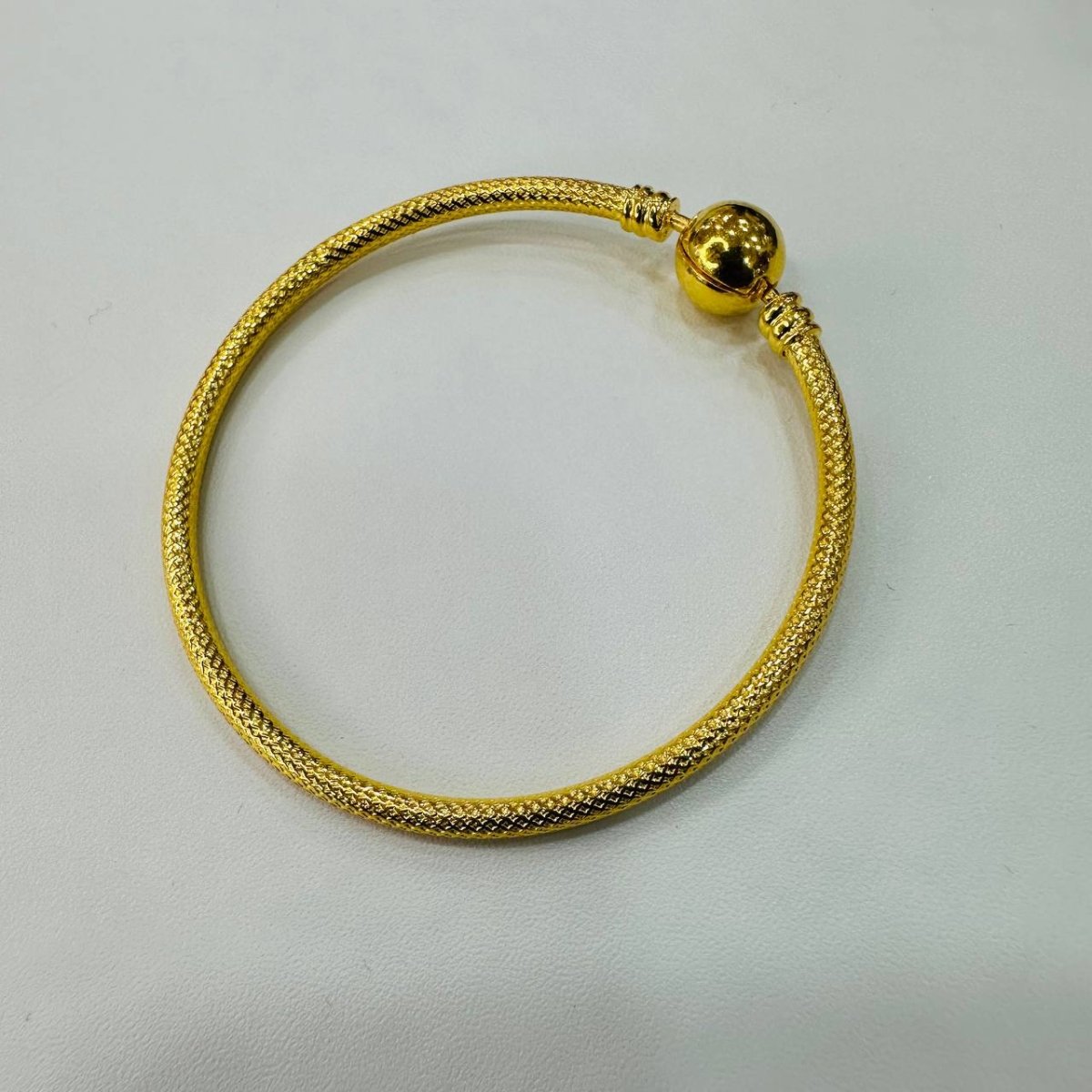 22k / 916 Gold Ball Cutting Bangle by Best Gold Shop - Best Gold Shop 22k gold 22k gold bangle 916 gold Bracelets