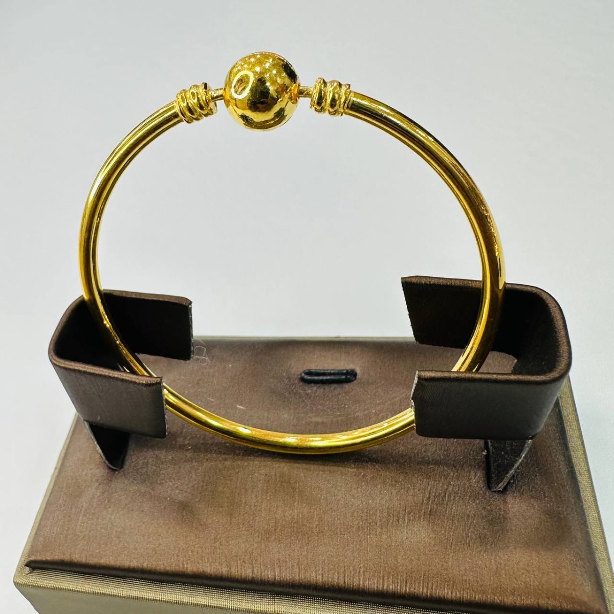 22K / 916 Gold Ball Shiny Bangle by Best Gold Shop - Best Gold Shop 22k gold 22k gold bangle 916 gold Bracelets