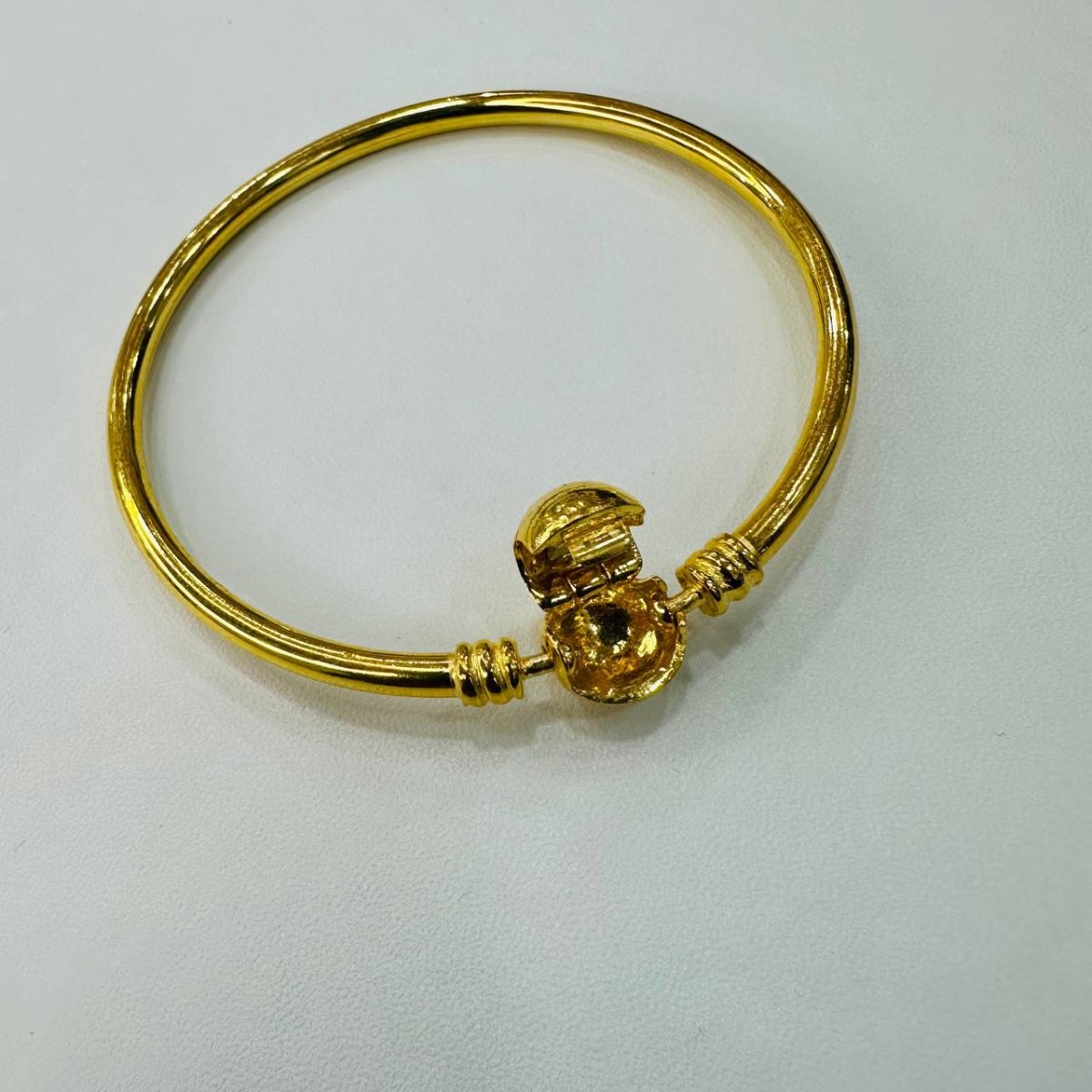 22K / 916 Gold Ball Shiny Bangle by Best Gold Shop - Best Gold Shop 22k gold 22k gold bangle 916 gold Bracelets