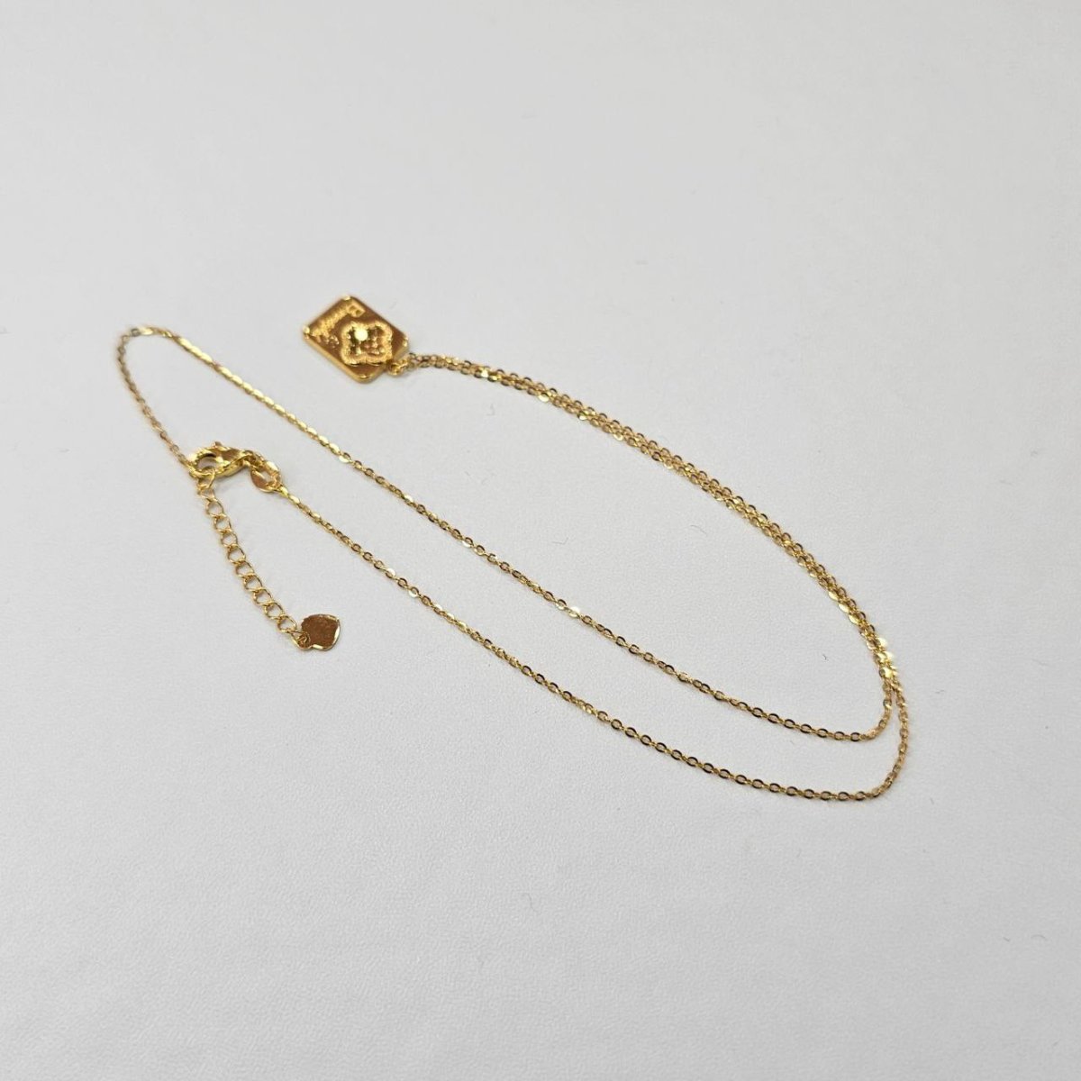 22k / 916 Gold Bar Pendant with Chain by Best Gold Shop - 22k gold 22k gold necklace 916 gold Necklaces