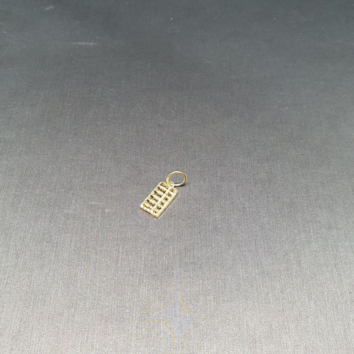 22k / 916 Gold Big Rectangle abacus pendant by Best Gold Shop - 22k gold 22k Gold Charms 22k gold pendant Charms & Pendants