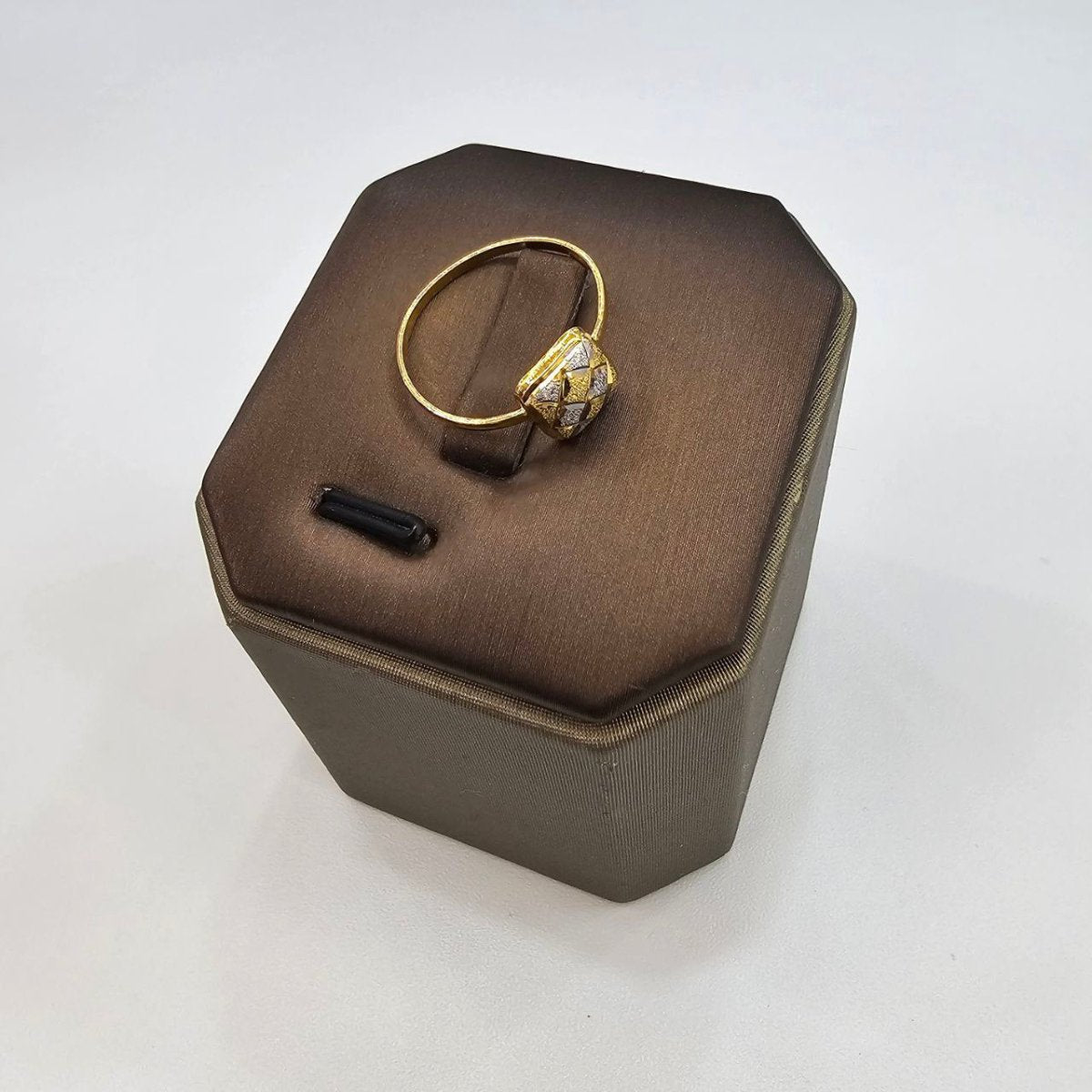 22k / 916 Gold Biscot Ring Version 1 (2 Tone) - Best Gold Shop 22k gold 22k gold ring 916 gold Rings