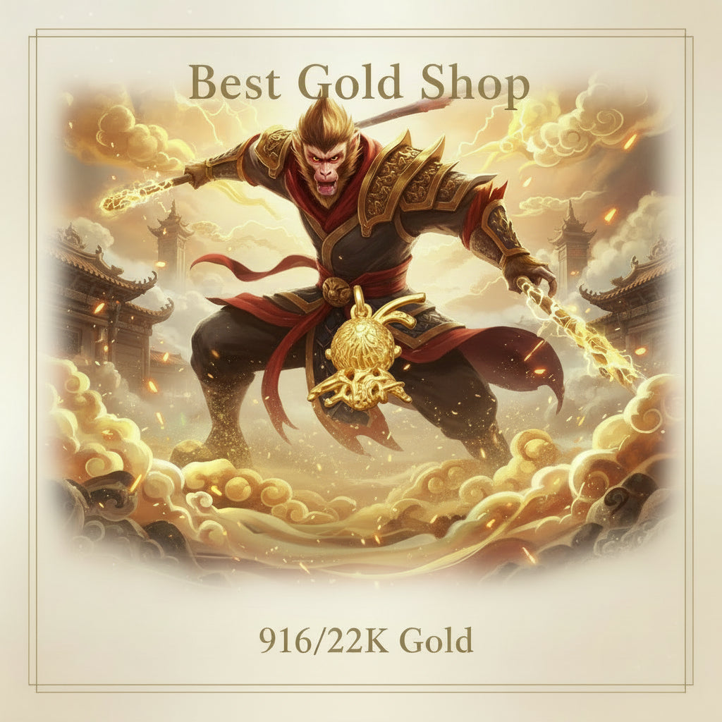 22k / 916 Gold Black Myth Pendant by Best Gold ShopCharms & PendantsBest Gold Shop