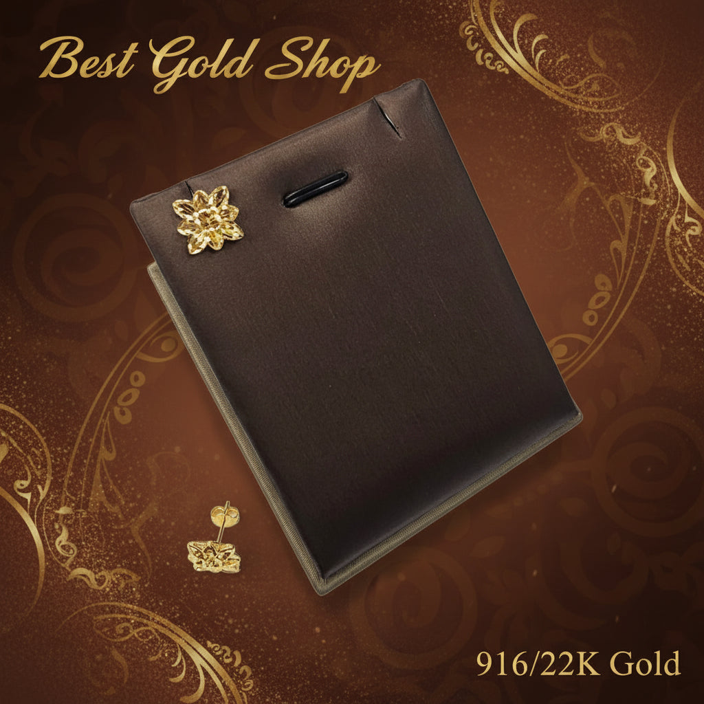 22k / 916 Gold Busting Earring by Best Gold ShopEarringsBest Gold Shop