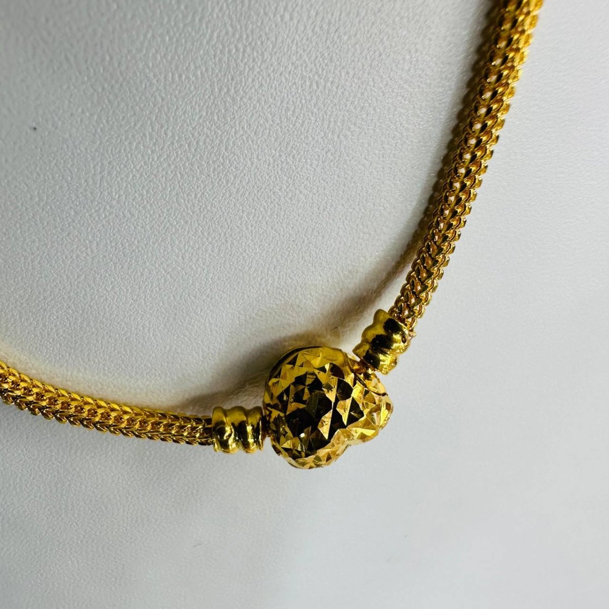 22k / 916 Gold Charm Cutting Heart Bracelet - Best Gold Shop 22k gold 22k gold bracelet 916 gold Bracelets