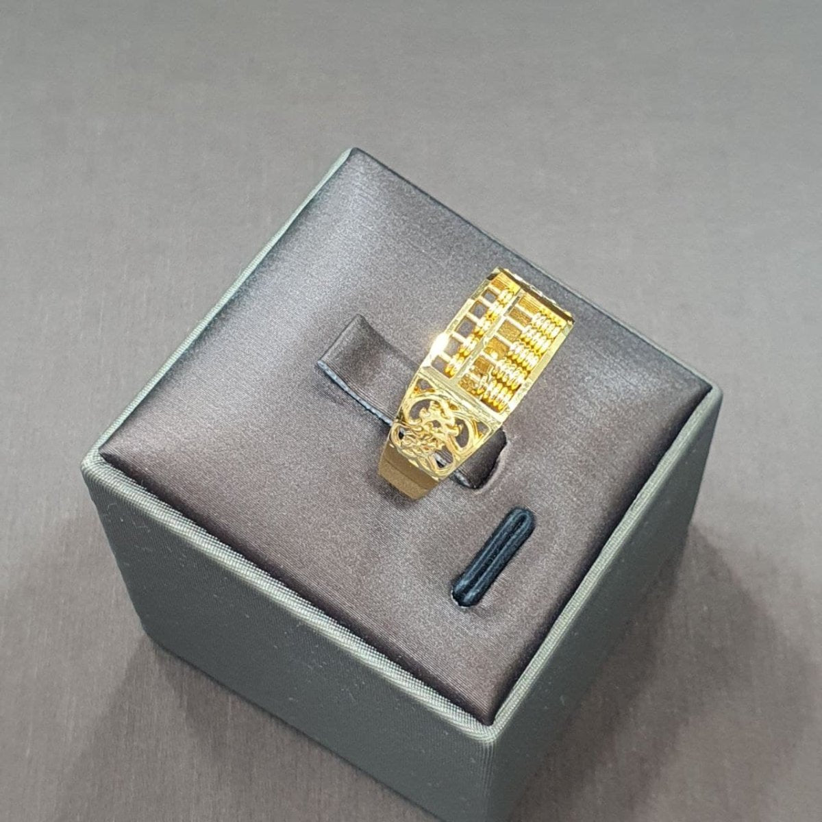 22k / 916 Gold Chinese word Fa(發)Huat Abacus Ring - Best Gold Shop 22k gold 22k gold ring 916 gold Rings
