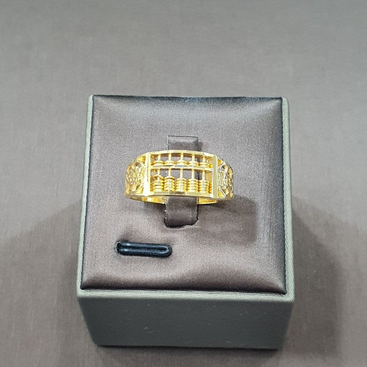 22k / 916 Gold Chinese word Fa(發)Huat Abacus Ring - Best Gold Shop 22k gold 22k gold ring 916 gold Rings