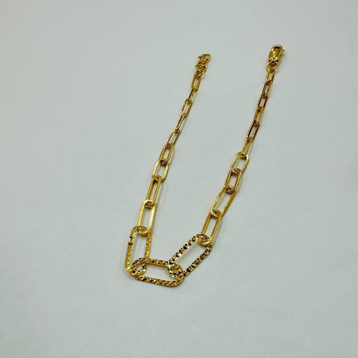 22k / 916 Gold Clip Bracelet V3 by Best Gold Shop - 22k gold 22k gold bracelet 916 gold Bracelets