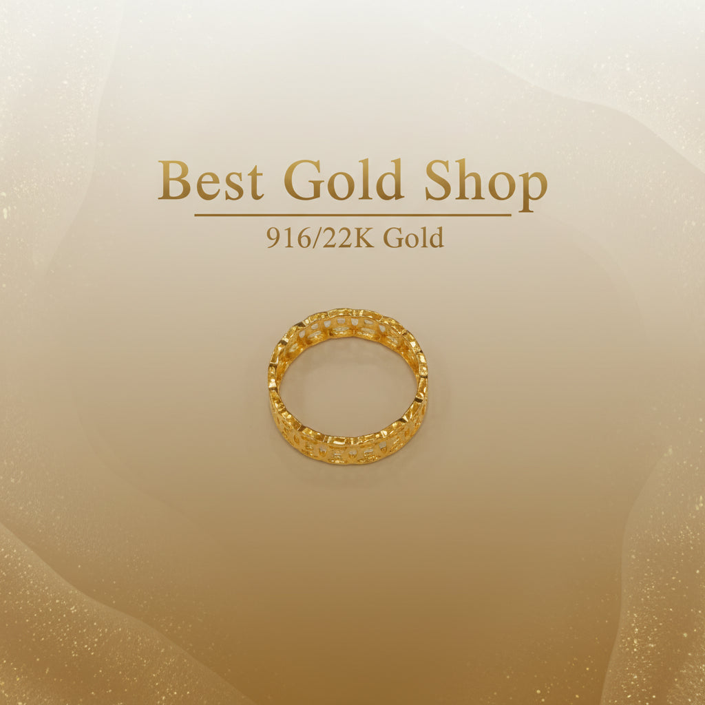 916 Gold Coin Ring v2 by Best Gold Shop916 goldBest Gold Shop