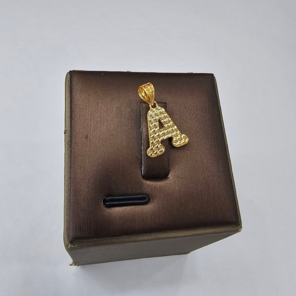 22k / 916 Gold Crush Alphabets Pendants - Best Gold Shop 22k gold 22k gold pendant 916 gold Charms & Pendants