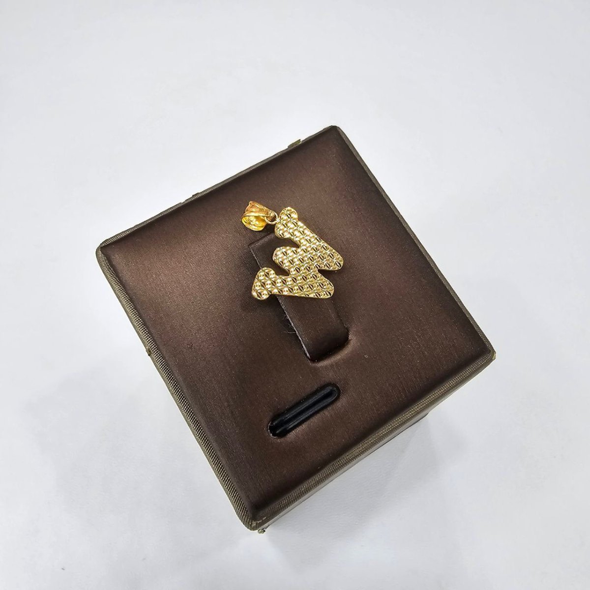 22k / 916 Gold Crush Alphabets Pendants - Best Gold Shop 22k gold 22k gold pendant 916 gold Charms & Pendants