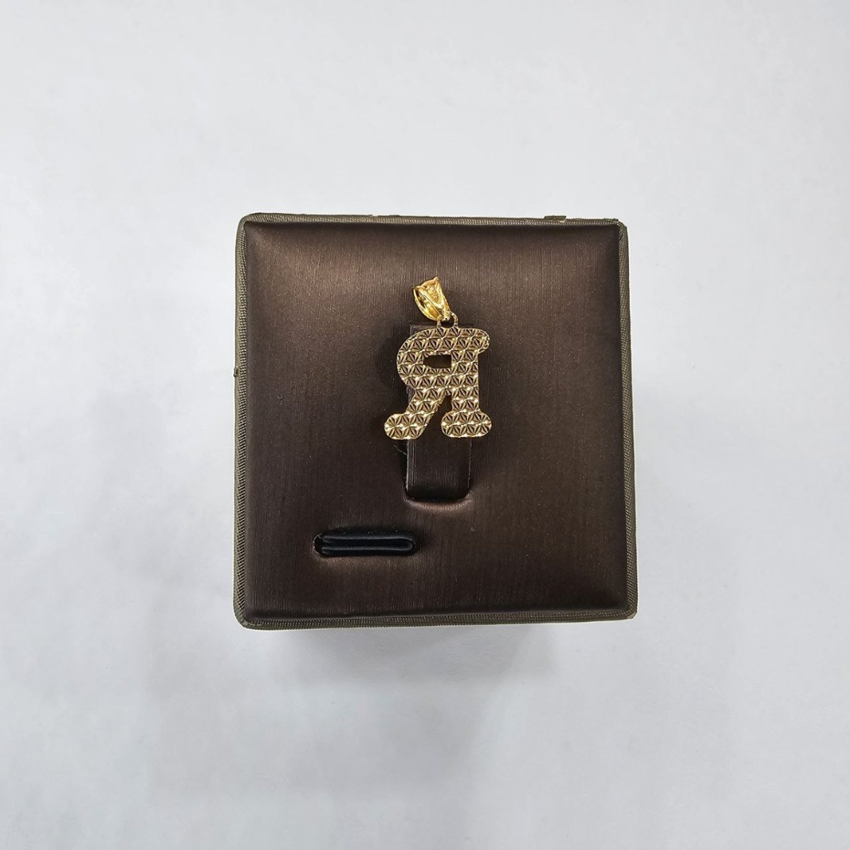 22k / 916 Gold Crush Alphabets Pendants - Best Gold Shop 22k gold 22k gold pendant 916 gold Charms & Pendants