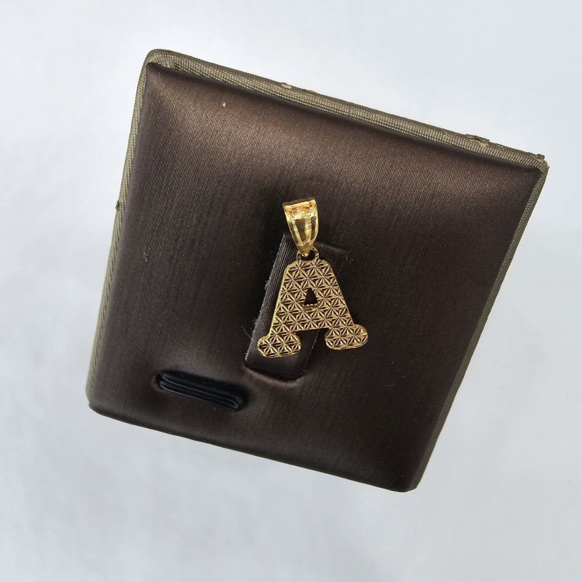 22k / 916 Gold Crush Alphabets Pendants - Best Gold Shop 22k gold 22k gold pendant 916 gold Charms & Pendants