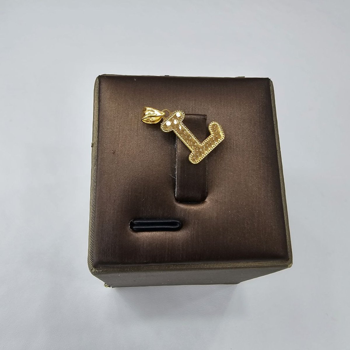 22k / 916 Gold Crush Alphabets Pendants - Best Gold Shop 22k gold 22k gold pendant 916 gold Charms & Pendants