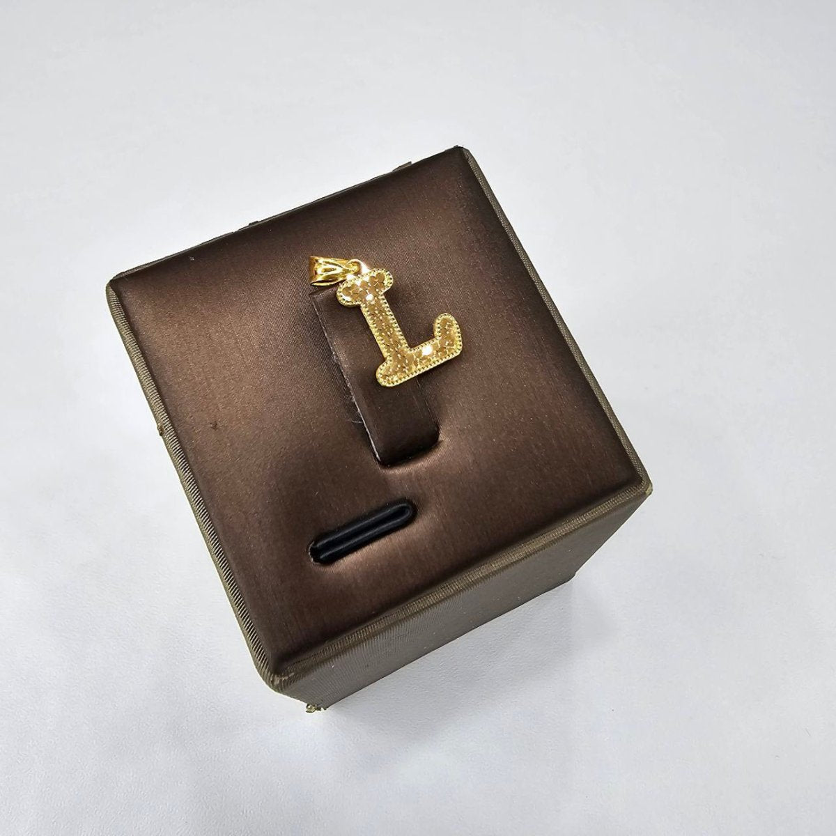 22k / 916 Gold Crush Alphabets Pendants - Best Gold Shop 22k gold 22k gold pendant 916 gold Charms & Pendants