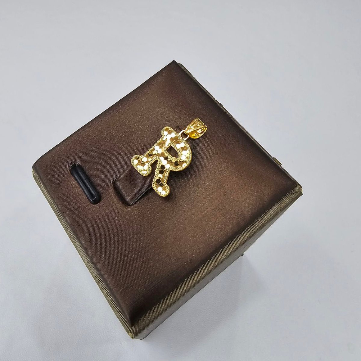 22k / 916 Gold Crush Alphabets Pendants - Best Gold Shop 22k gold 22k gold pendant 916 gold Charms & Pendants