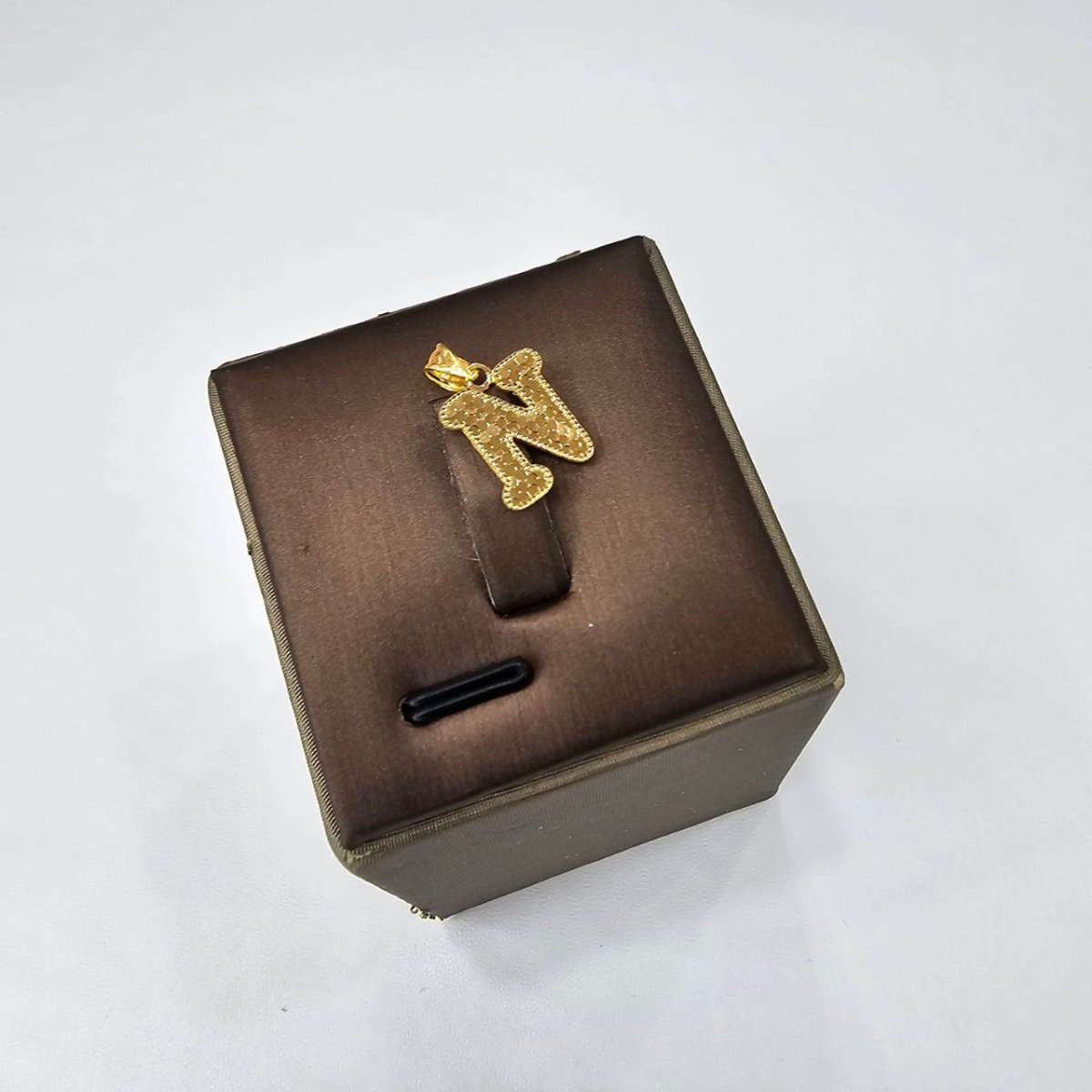 22k / 916 Gold Crush Alphabets Pendants - Best Gold Shop 22k gold 22k gold pendant 916 gold Charms & Pendants
