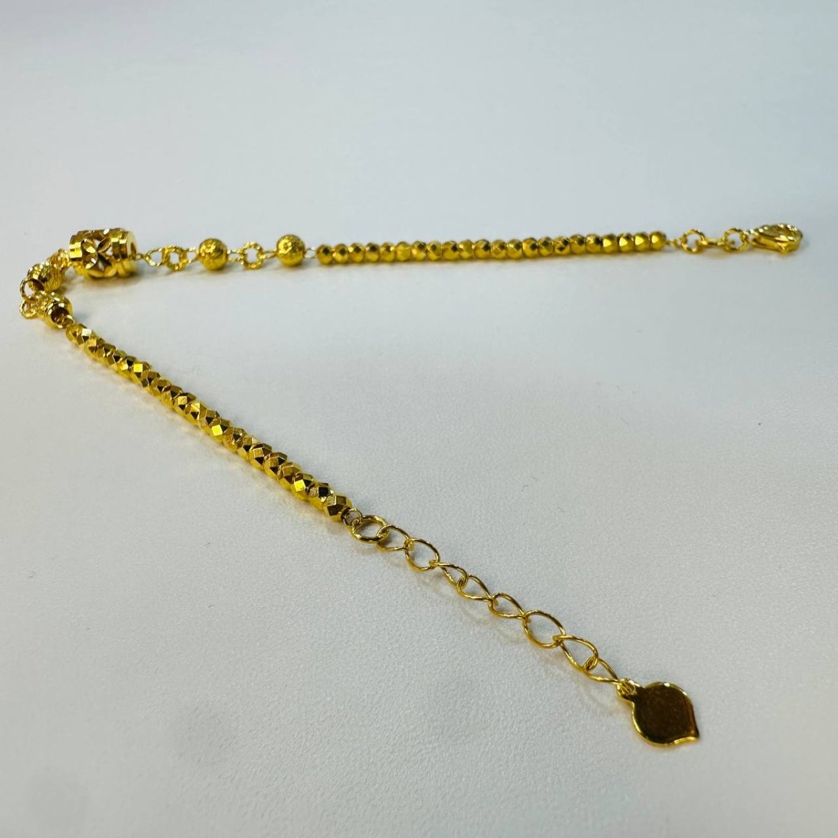 22k / 916 Gold Cutting Shiny Barrel Bracelet - Best Gold Shop 22k gold 22k gold bracelet 916 gold Bracelets