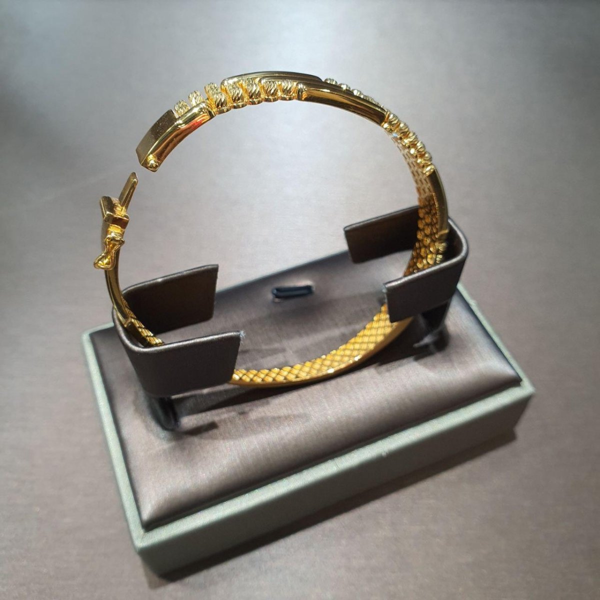 22k / 916 Gold Design bar and bead bangle by Best Gold Shop - 22k gold 22k gold bangle 916 gold bangle