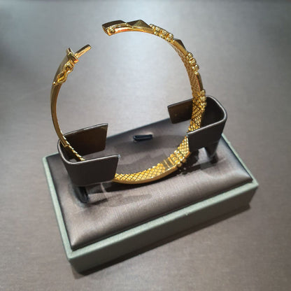 22k / 916 Gold Designer Bead design Bangle V2-bangle-Best Gold Shop