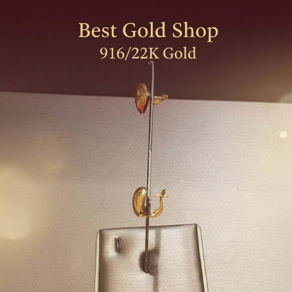 22k / 916 Gold Designer Earring by Best Gold ShopEarringsBest Gold Shop