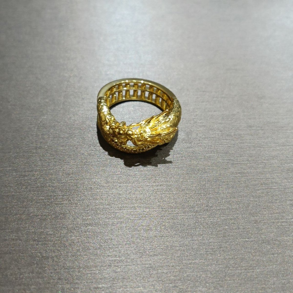 22k / 916 Gold Dragon Abacus Ring by Best Gold Shop - 22k gold 22k gold ring 916 gold Rings