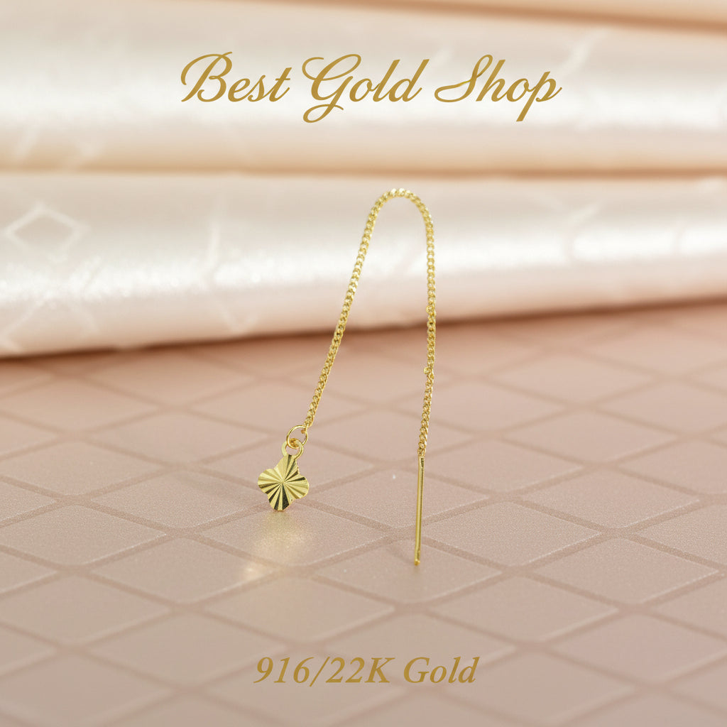 916 gold line earrings collection detail view 27