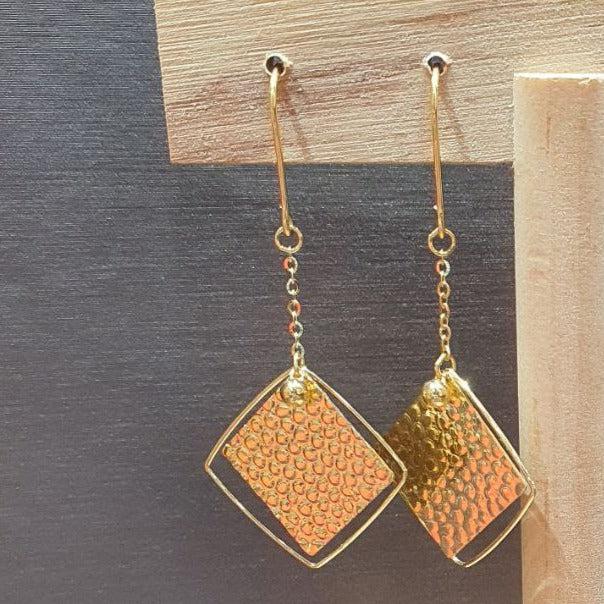 22K / 916 Gold Elegant Earring Design G - 22k gold 22k gold earring 916 gold Earrings