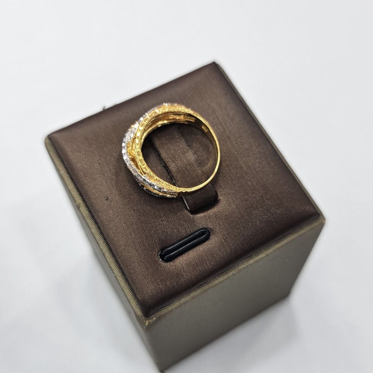 22k / 916 Gold Fancy Ring 2 Tone by Best gold ShopRingsBest Gold Shop