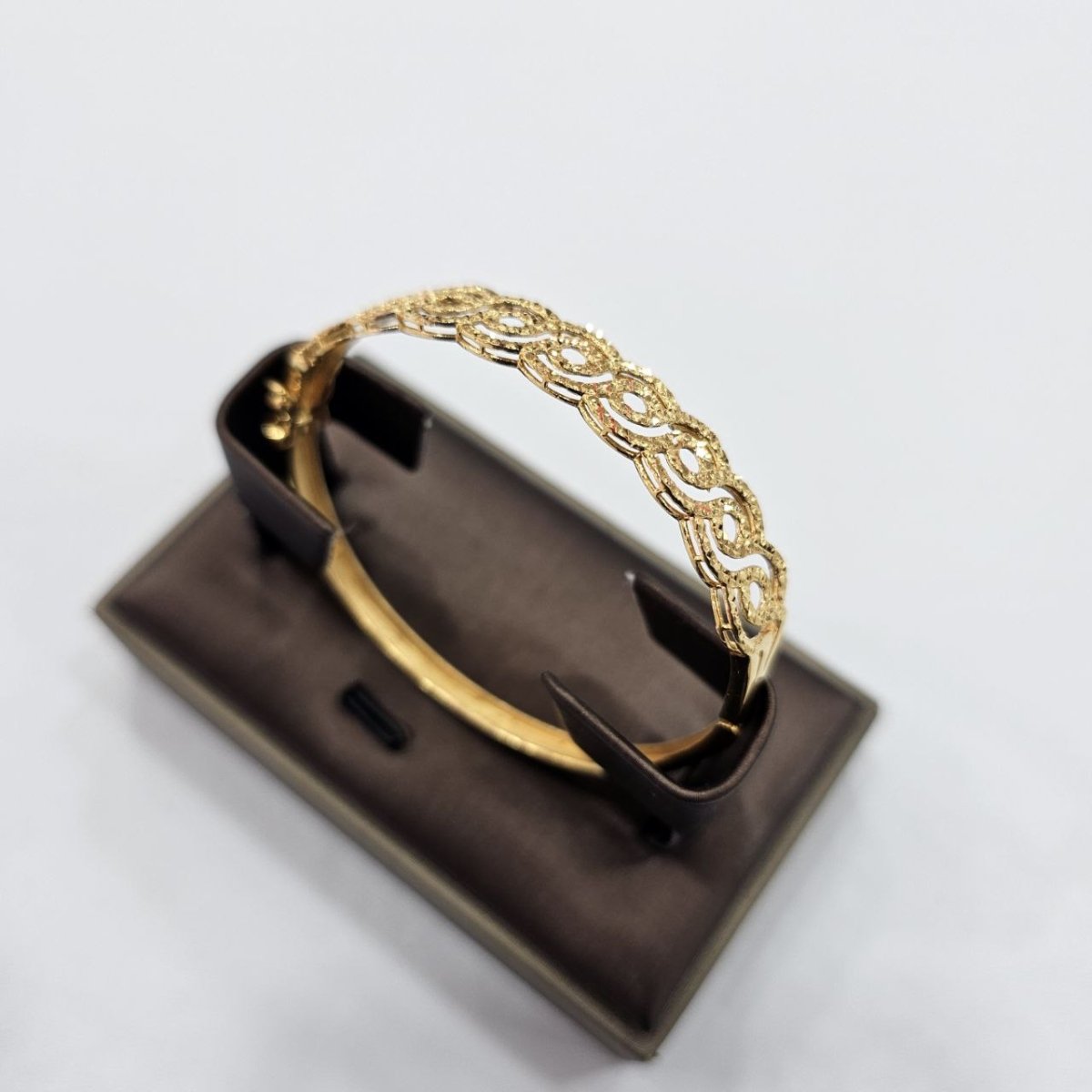 22k / 916 Gold Filigree Elegance Bangle by Best Gold Shop - 22k gold 22k gold bangle 22k gold bracelet Bracelets