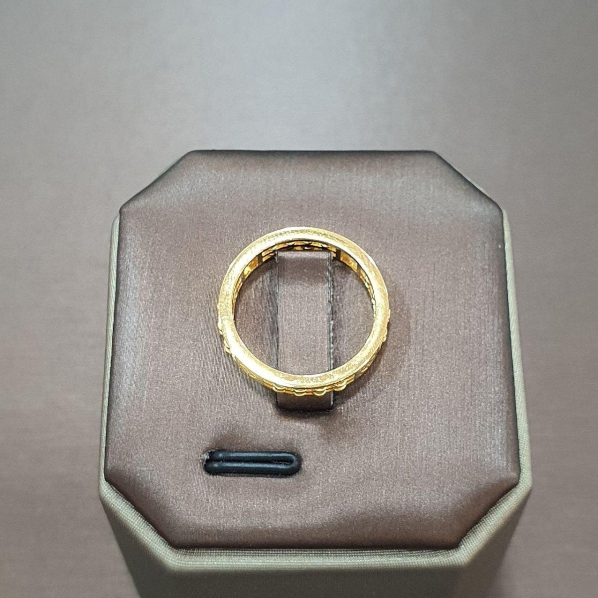 22k / 916 Gold Full Round Slim Abacus Ring with Coinby Best Gold Shop - 22k gold 22k gold ring 916 gold Rings