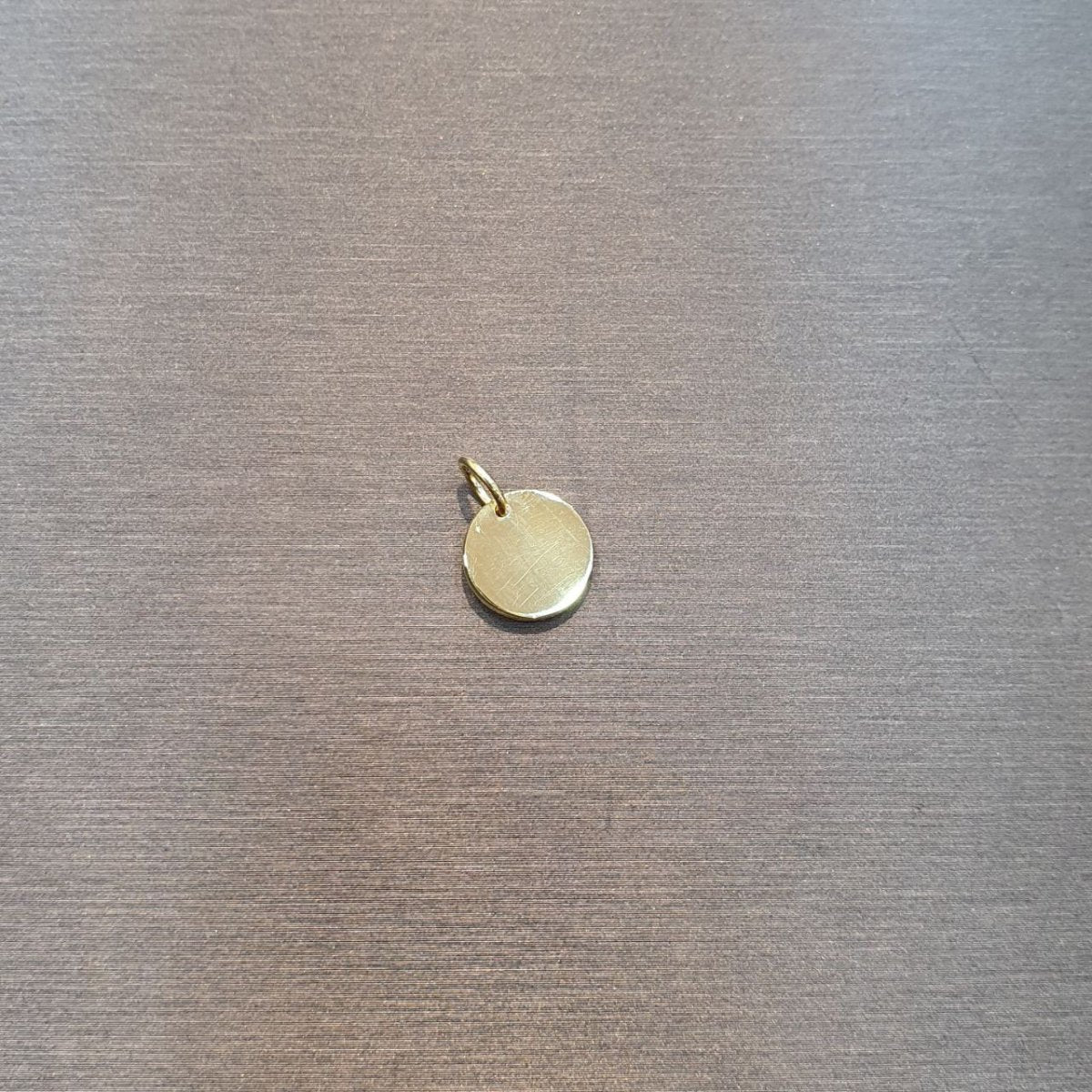 22k / 916 Gold Golden Circle Pendant include free laser engraving - 22k gold 22k gold pendant 916 gold Charms & Pendants