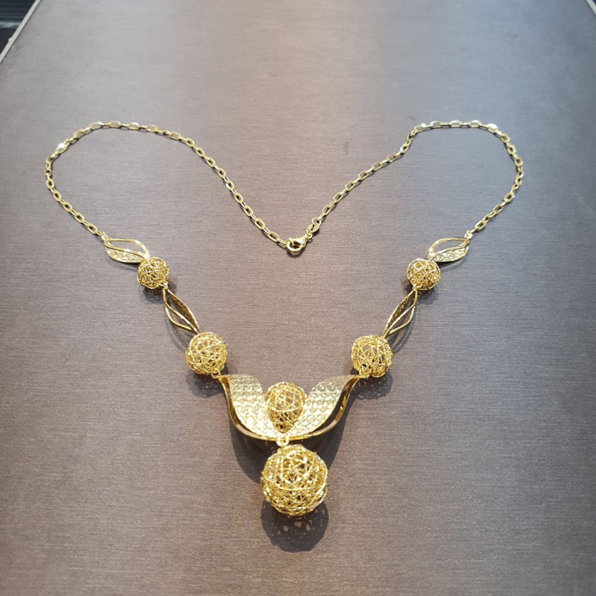 22k / 916 Gold Golden Radiance Filigree Necklace by Best Gold ShopNecklacesBest Gold Shop