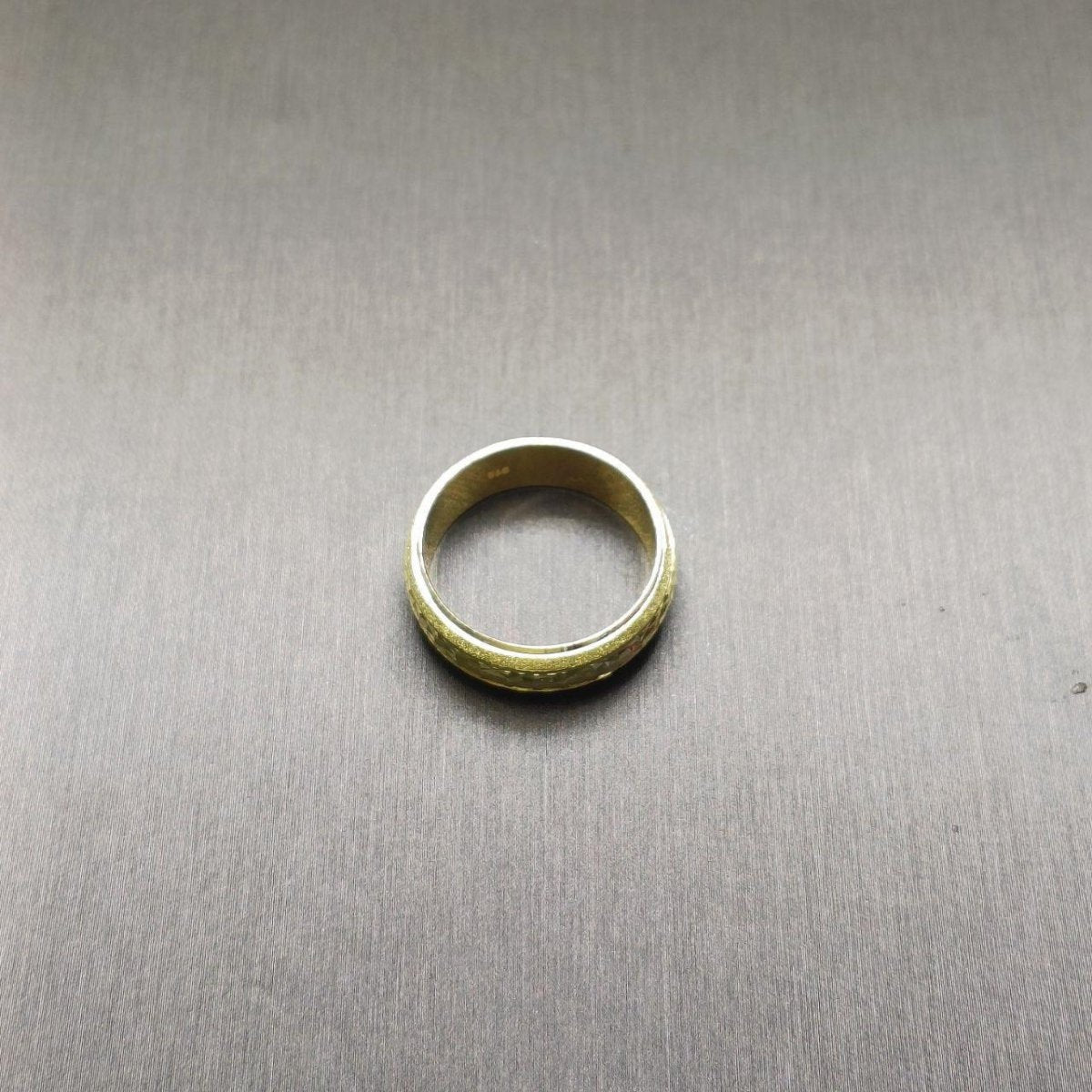 22k / 916 Gold Guy Hollow ring matt finish by Best Gold Shop - 22k gold 22k gold ring 916 gold 916 gold