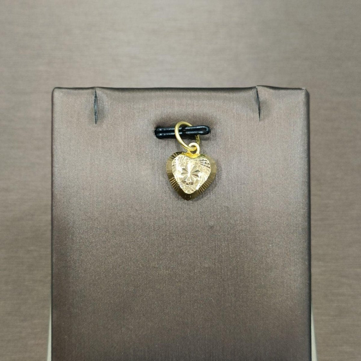 22k / 916 Gold Heart Cutting Pendant V5 - Best Gold Shop 22k gold 22k gold pendant 916 gold 916 gold