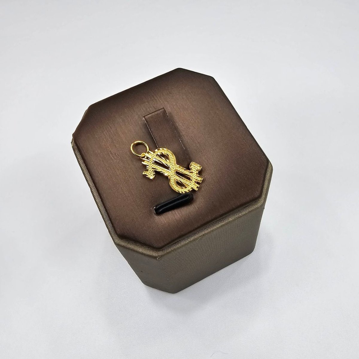 22k / 916 Gold Heart / Dollar Sign Abacus Charm / Pendant by Best Gold Shop - Best Gold Shop 22k gold 22k Gold Charms 22k gold pendant Charms & Pendants